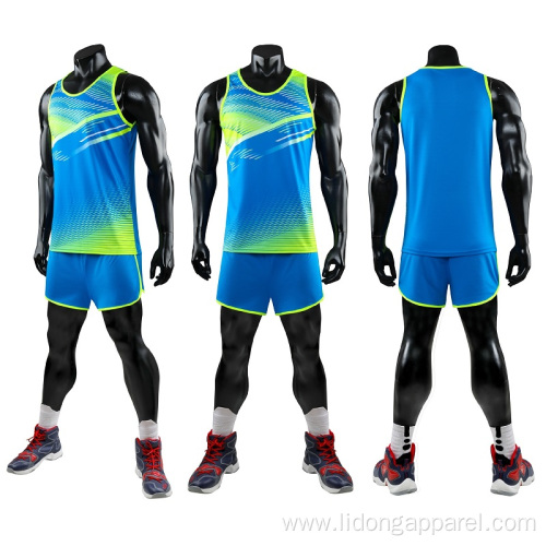 wholesale unisex track and field sportswear 2 piece